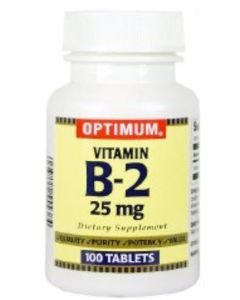 Vitamin B2 25mg (100ct)